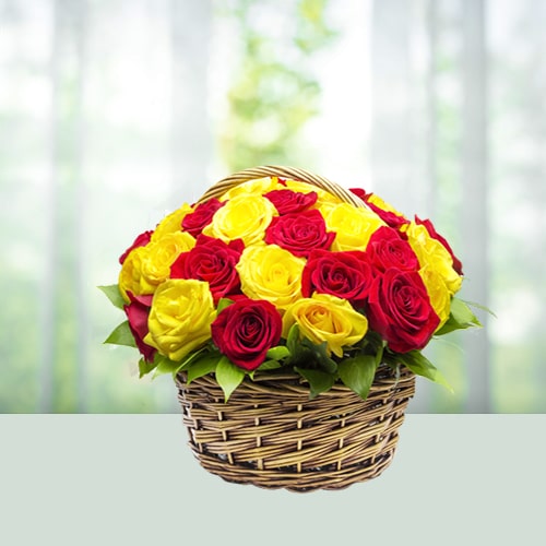 Happy Roses basket