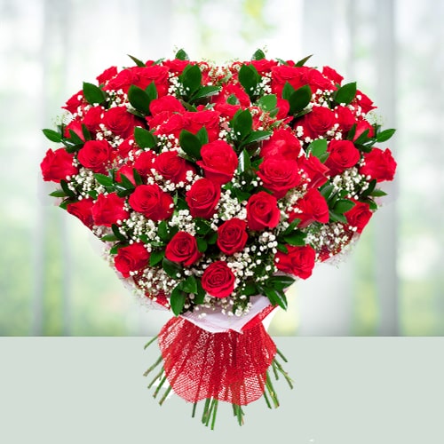 Exotic Red Rose Bouquet 