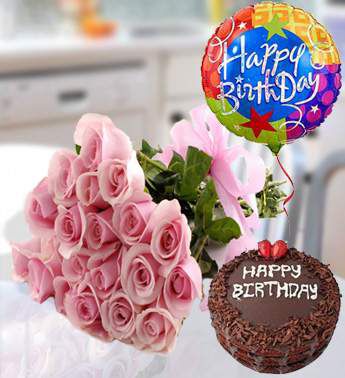 Flowers to UAE- Pink Gift Combo For Special One 