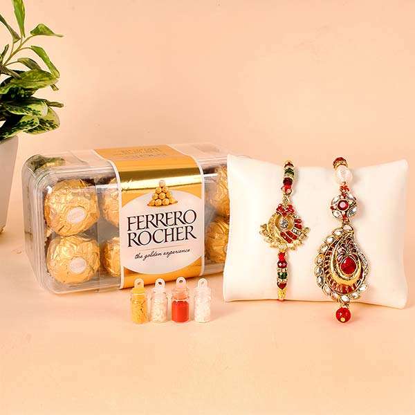 Bhaiya Bhabhi Rakhi choco Gifts 