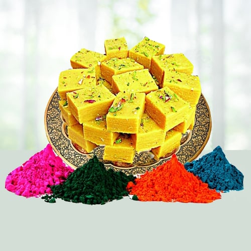 Holi Special Haldiram Soanpapdi N Gulal 