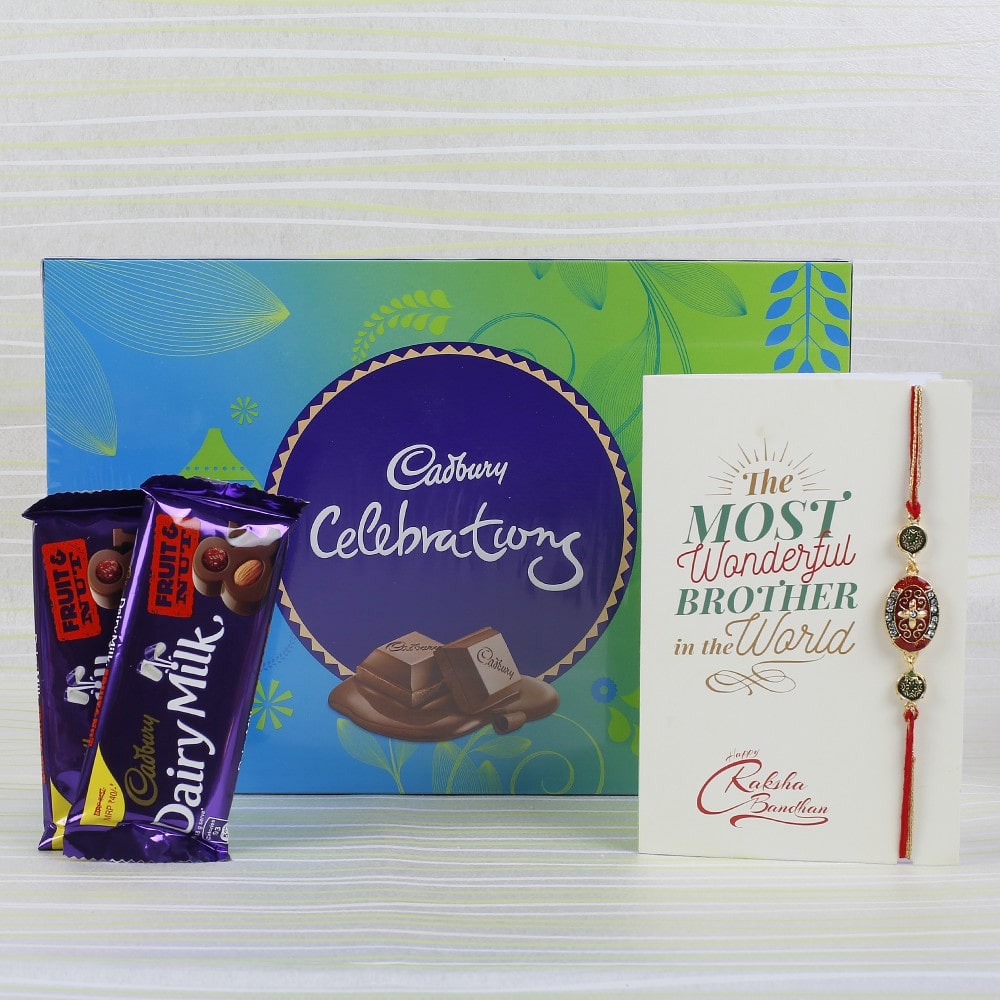 Rakhi and Cadbury treat. 