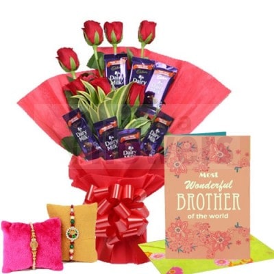 Rakhi Special and Chocolate Bouquet