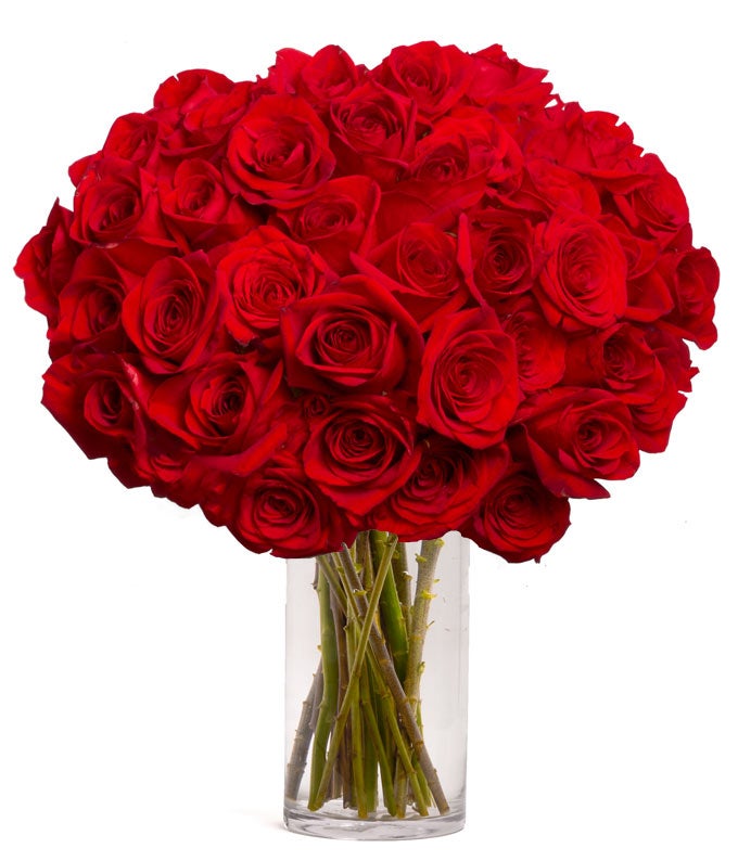 50 Red roses Bouquet