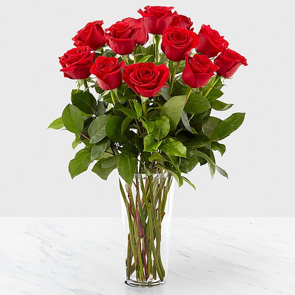 Long Stem Red Rose Bouquet 