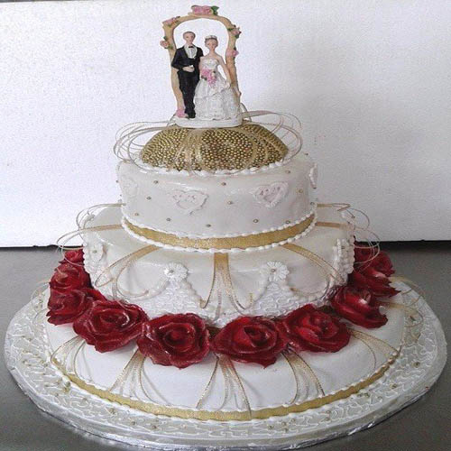 Designer Wedding cakes in Hyderabad for marriage event