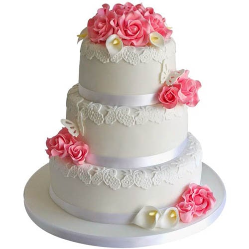 Wedding Strawberry Cake for Couple 