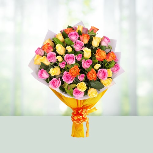 60 Mix Roses Bouquet