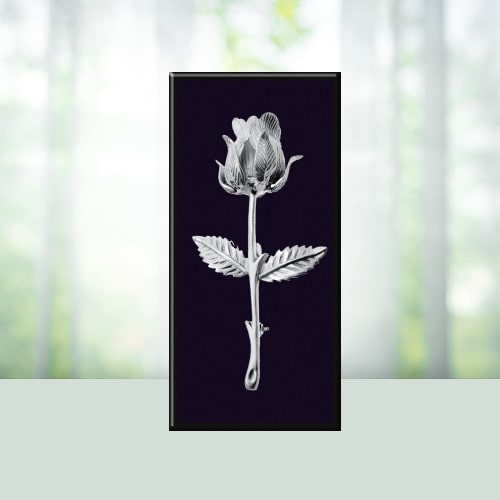 Beautiful Silver plated roses ( Courier Product )