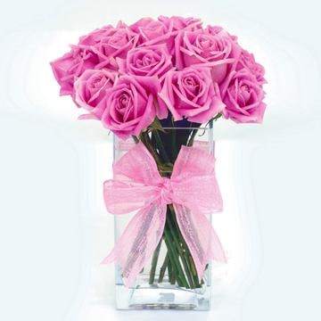 Pink Crush-Roses Table Flower