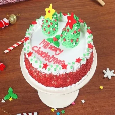 Christmas Gift- Red Velvet Cake