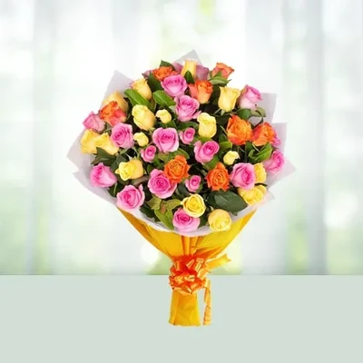 60 Mix Roses Bouquet