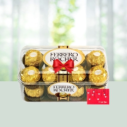 Evergreen Gift- 16 Ferrero Rocher Chocolates Box