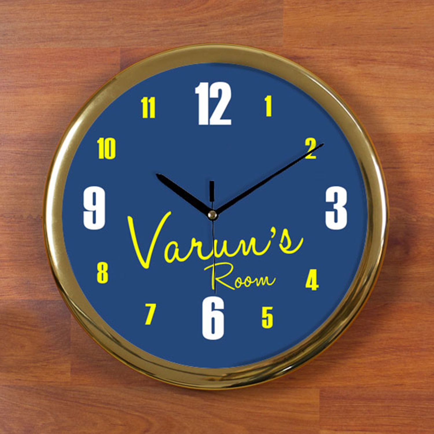 Cozy Room Personalized Wall Clock - Round