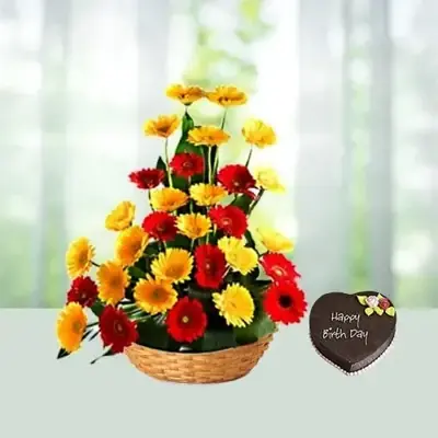  Send Flowers and Cakes Combo Gifts to Rohtak Online 